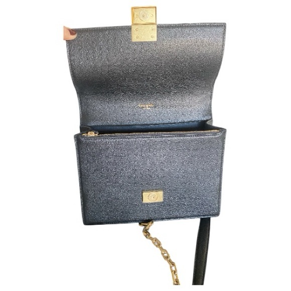 kate spade New York ♠️ Deco Pebbled Leather Chain Shoulder Bag - Picture 10 of 14